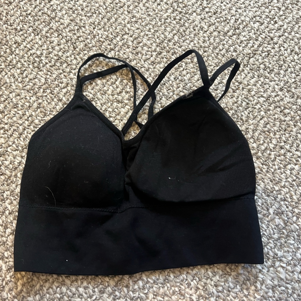 Black Strappy Bralette